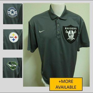 XL Gray Nike Dri-Fit Men's db #27T Polo Shirt